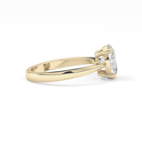 Oval Solitaire Lab Grown Diamond Engagement Ring