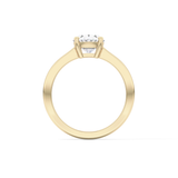 Oval Solitaire Lab Grown Diamond Engagement Ring