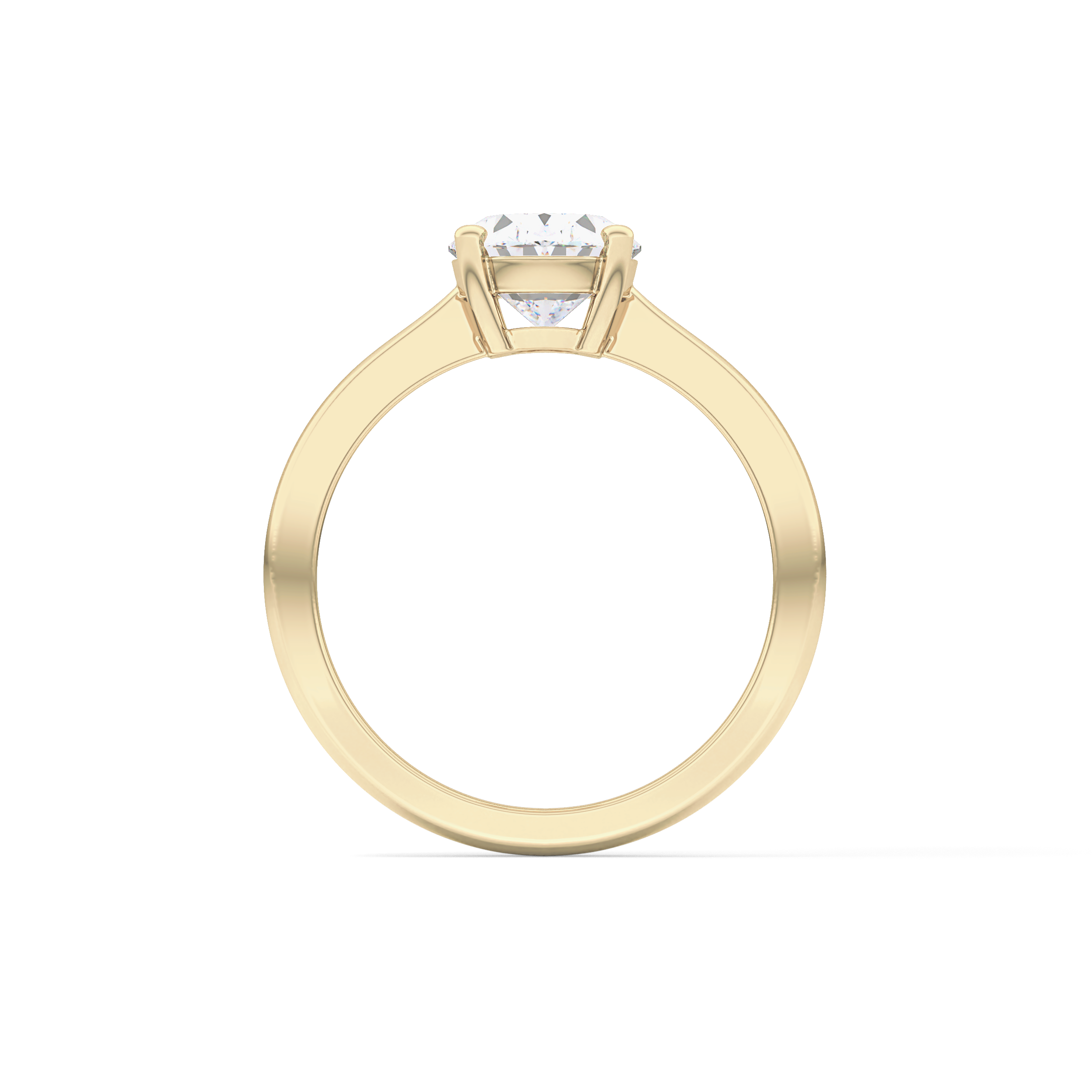 Oval Solitaire Lab Grown Diamond Engagement Ring