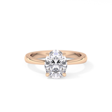 Oval Solitaire Lab Grown Diamond Engagement Ring