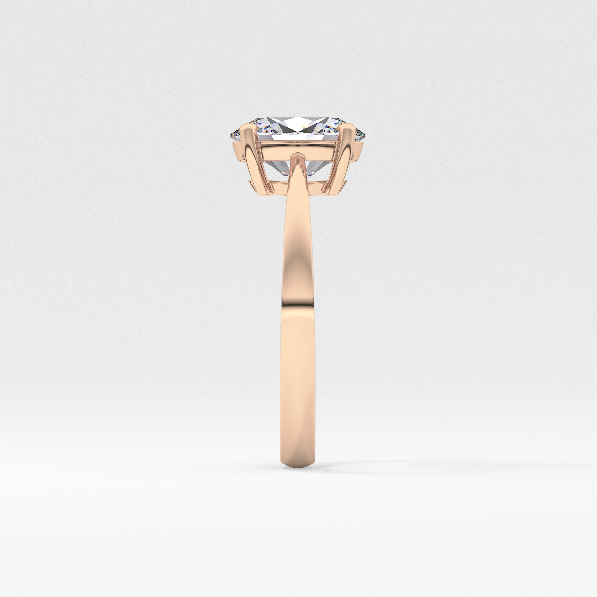 Oval Solitaire Lab Grown Diamond Engagement Ring