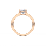 Oval Solitaire Lab Grown Diamond Engagement Ring