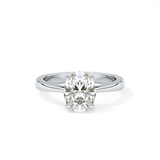 Oval Solitaire Lab Grown Diamond Engagement Ring