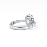 Oval Solitaire Lab Grown Diamond Engagement Ring