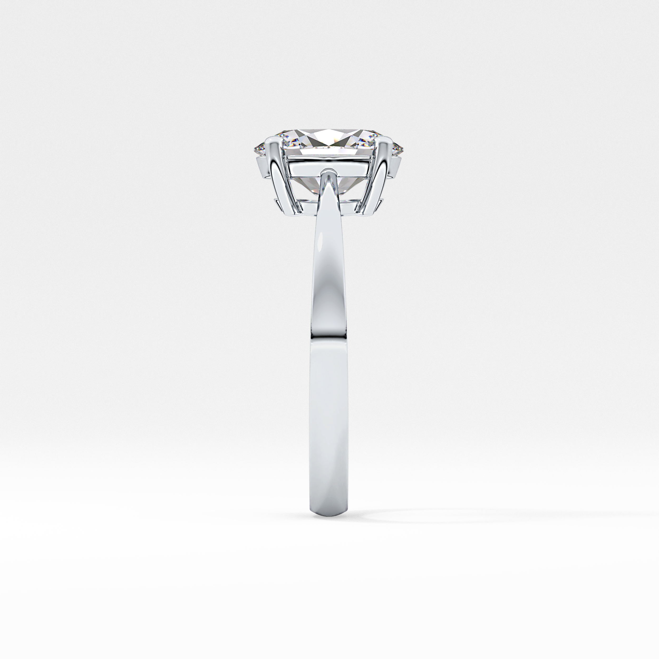 Oval Solitaire Lab Grown Diamond Engagement Ring