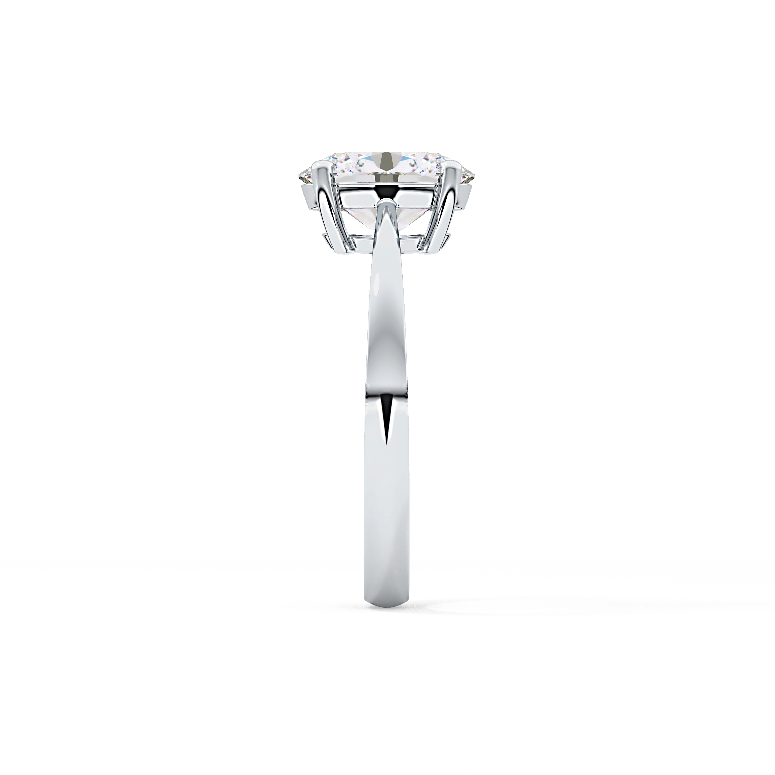 Oval Solitaire Lab Grown Diamond Engagement Ring