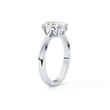 Oval Solitaire Lab Grown Diamond Engagement Ring