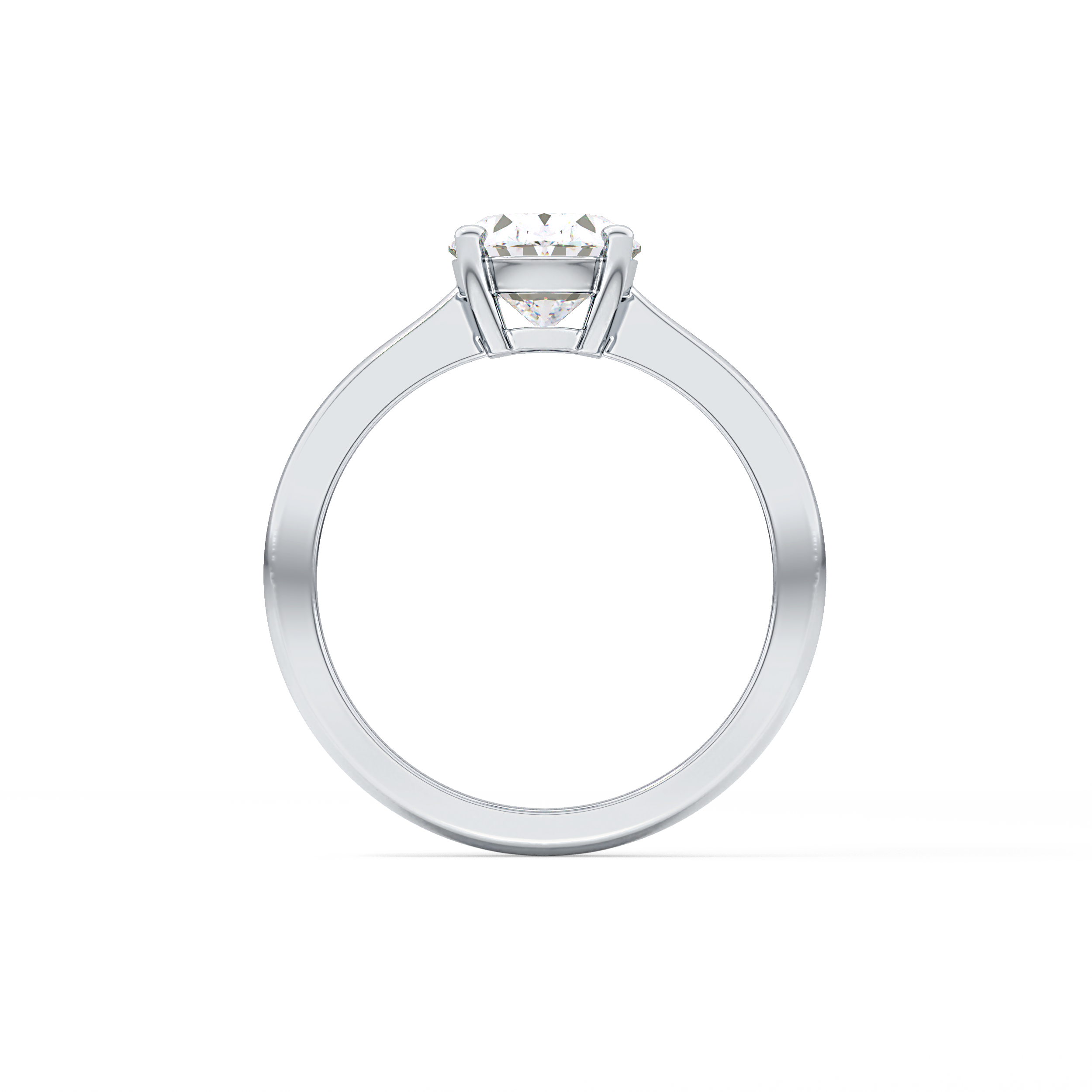 Oval Solitaire Lab Grown Diamond Engagement Ring