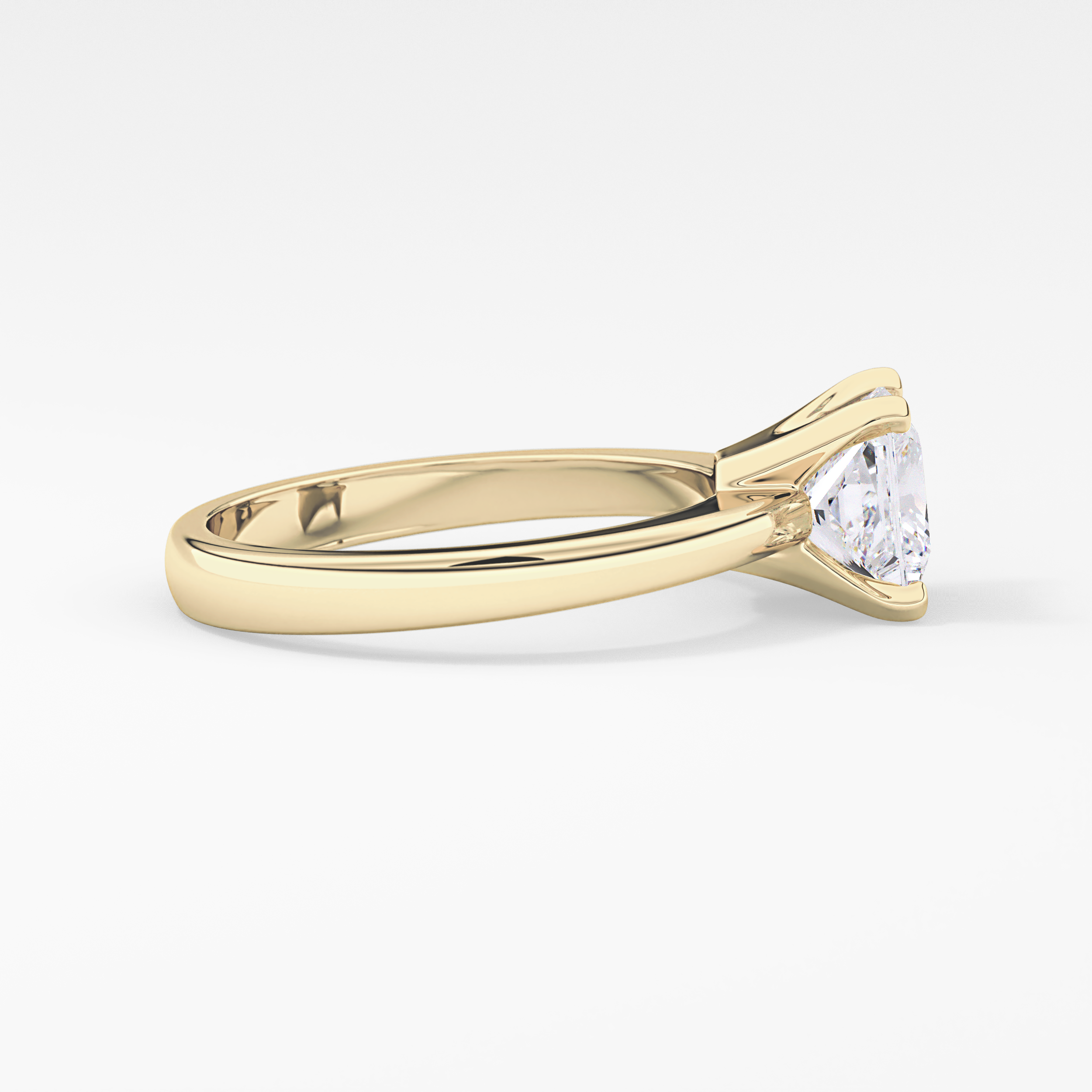Princess Solitaire Lab Grown Diamond Engagement Ring