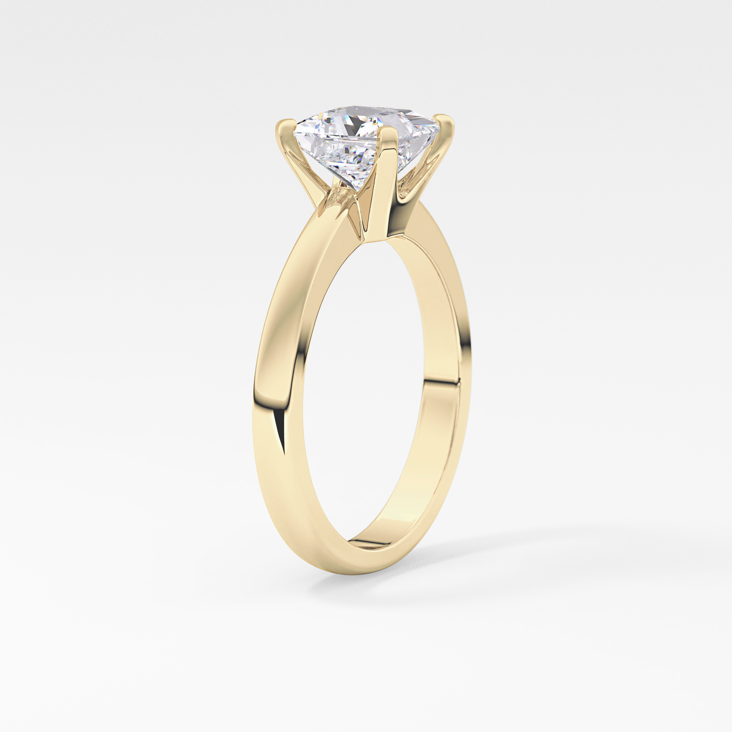 Princess Solitaire Lab Grown Diamond Engagement Ring