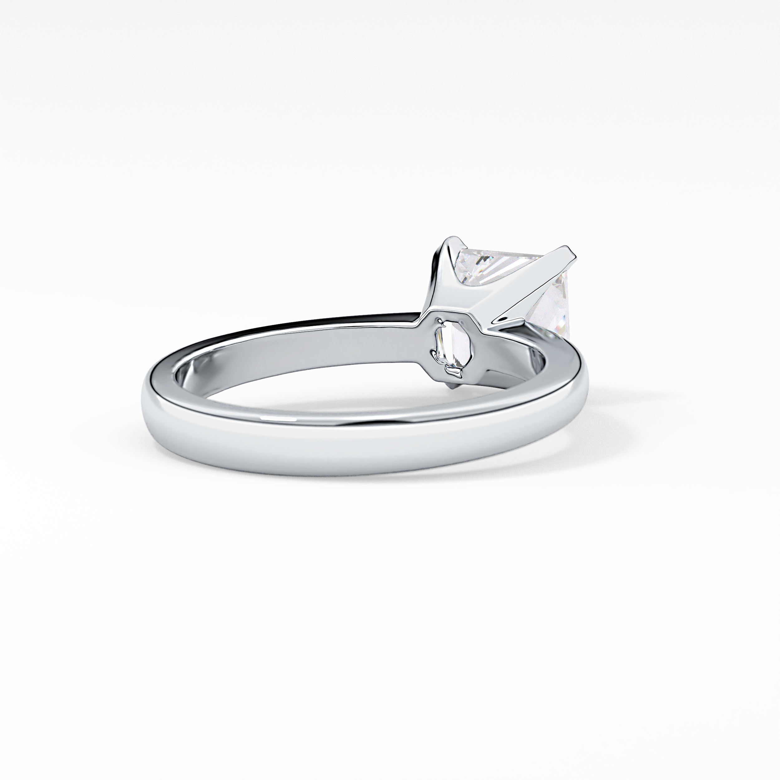 Princess Solitaire Lab Grown Diamond Engagement Ring