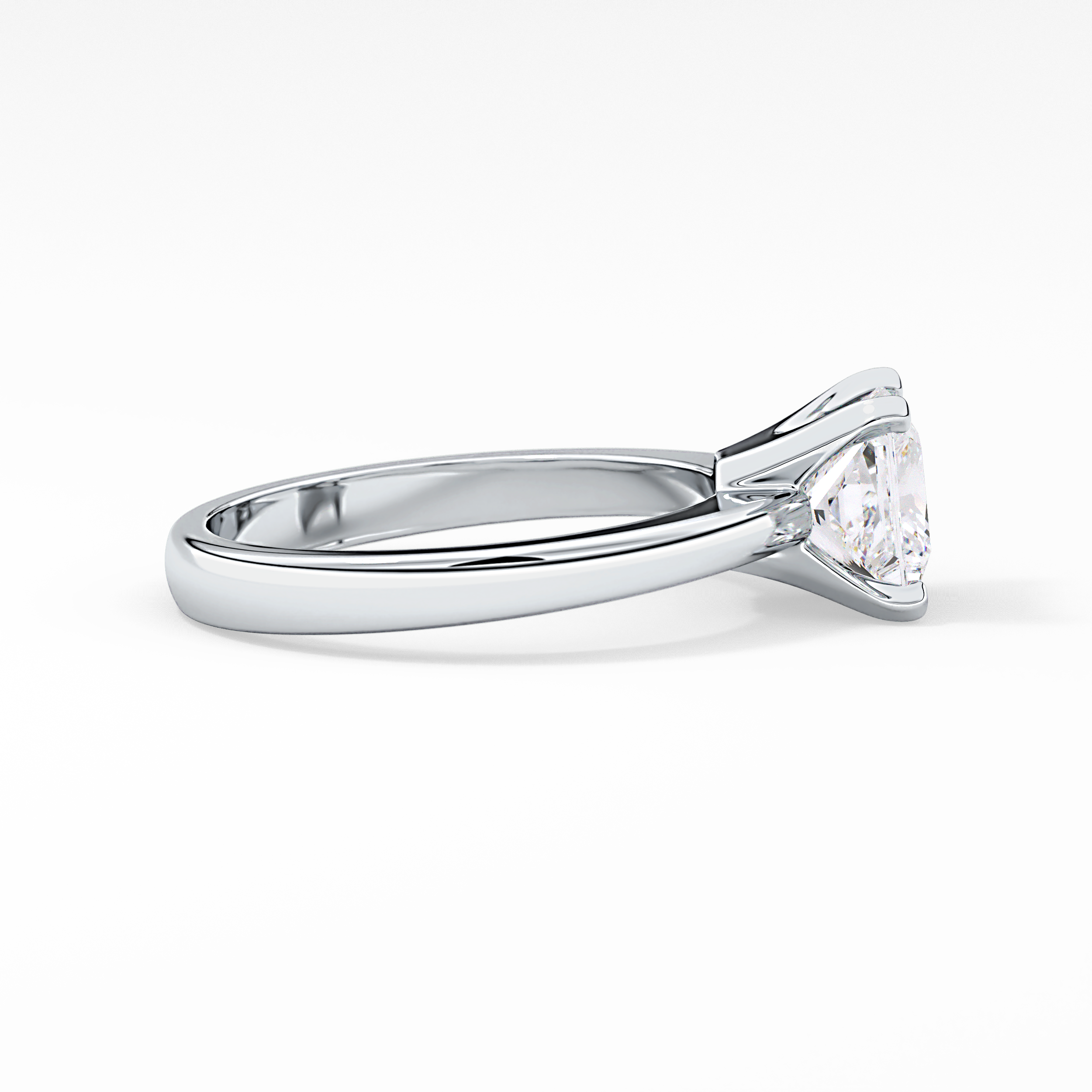 Princess Solitaire Lab Grown Diamond Engagement Ring