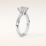 1.72 CT Princess Shaped Solitaire Moissanite Engagement Ring