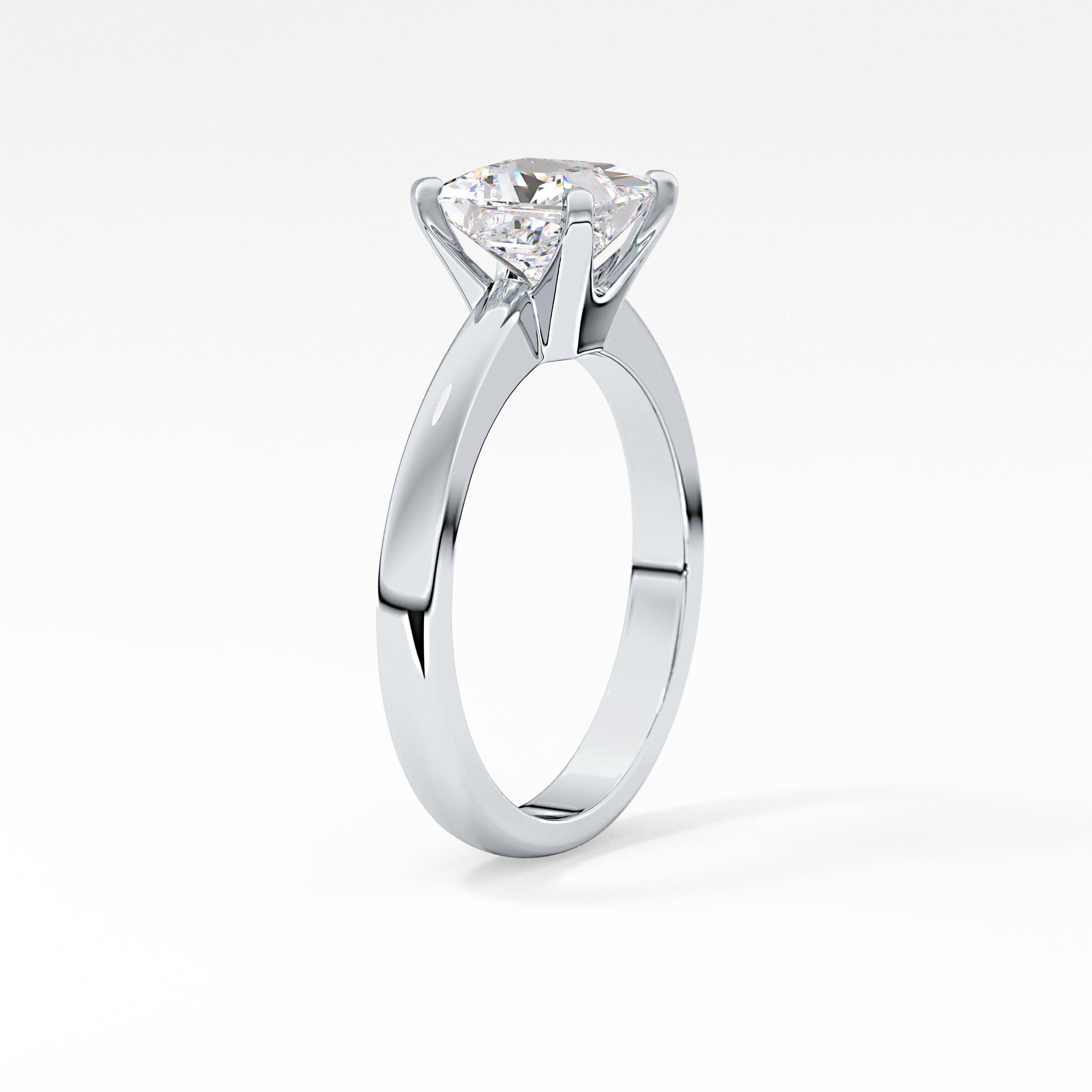Princess Solitaire Lab Grown Diamond Engagement Ring