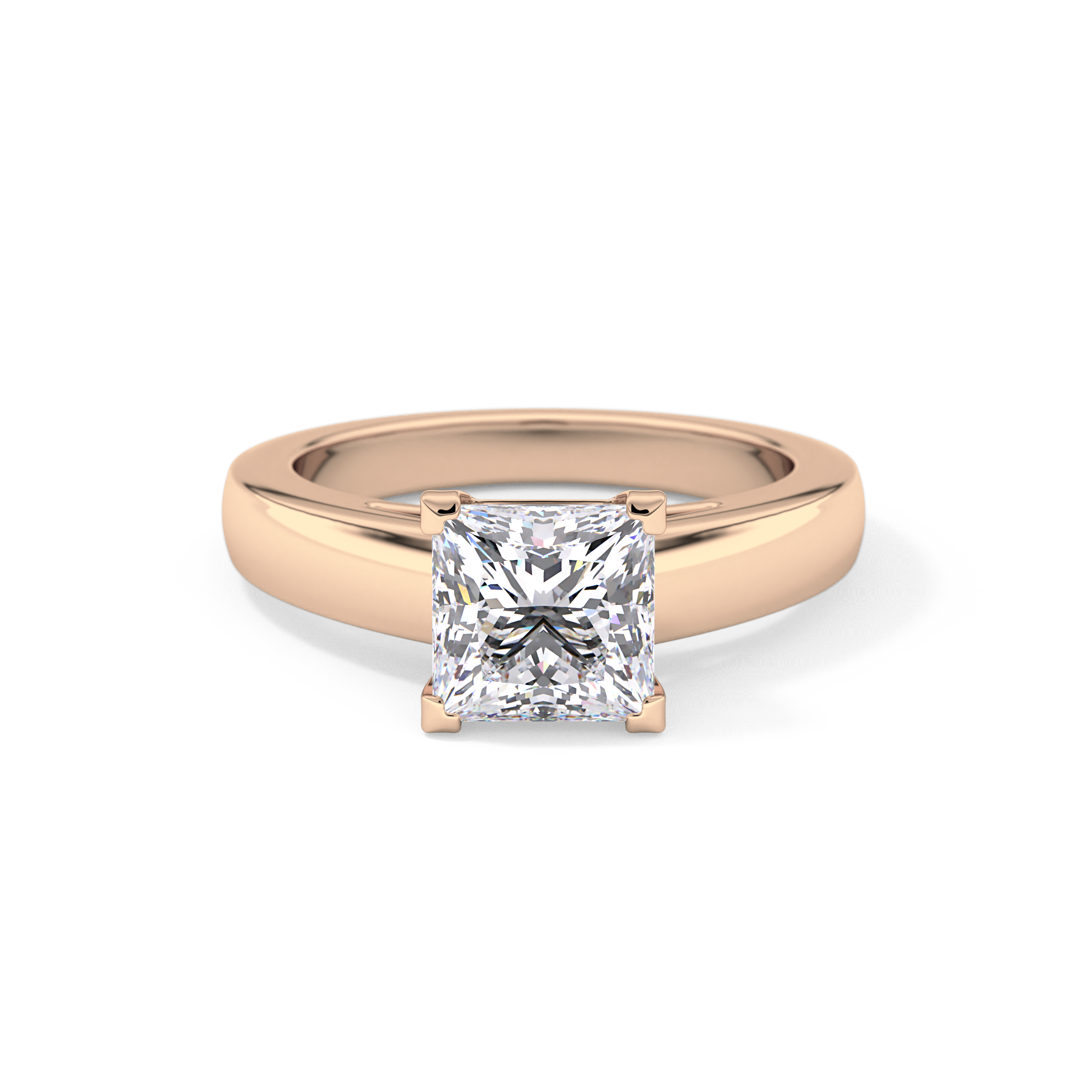 Princess Solitaire Lab Grown Diamond Engagement Ring
