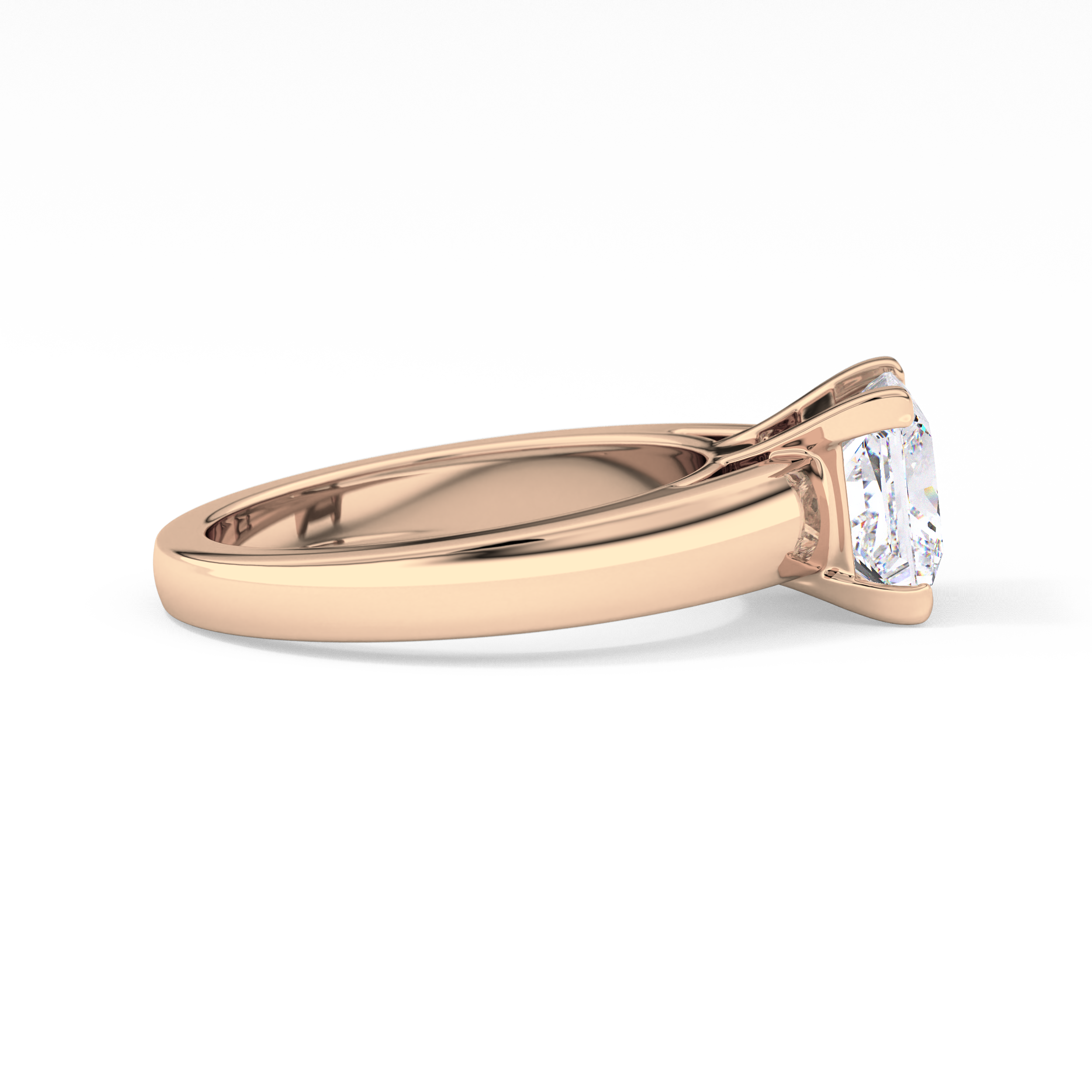 Princess Solitaire Lab Grown Diamond Engagement Ring
