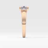 Princess Solitaire Lab Grown Diamond Engagement Ring