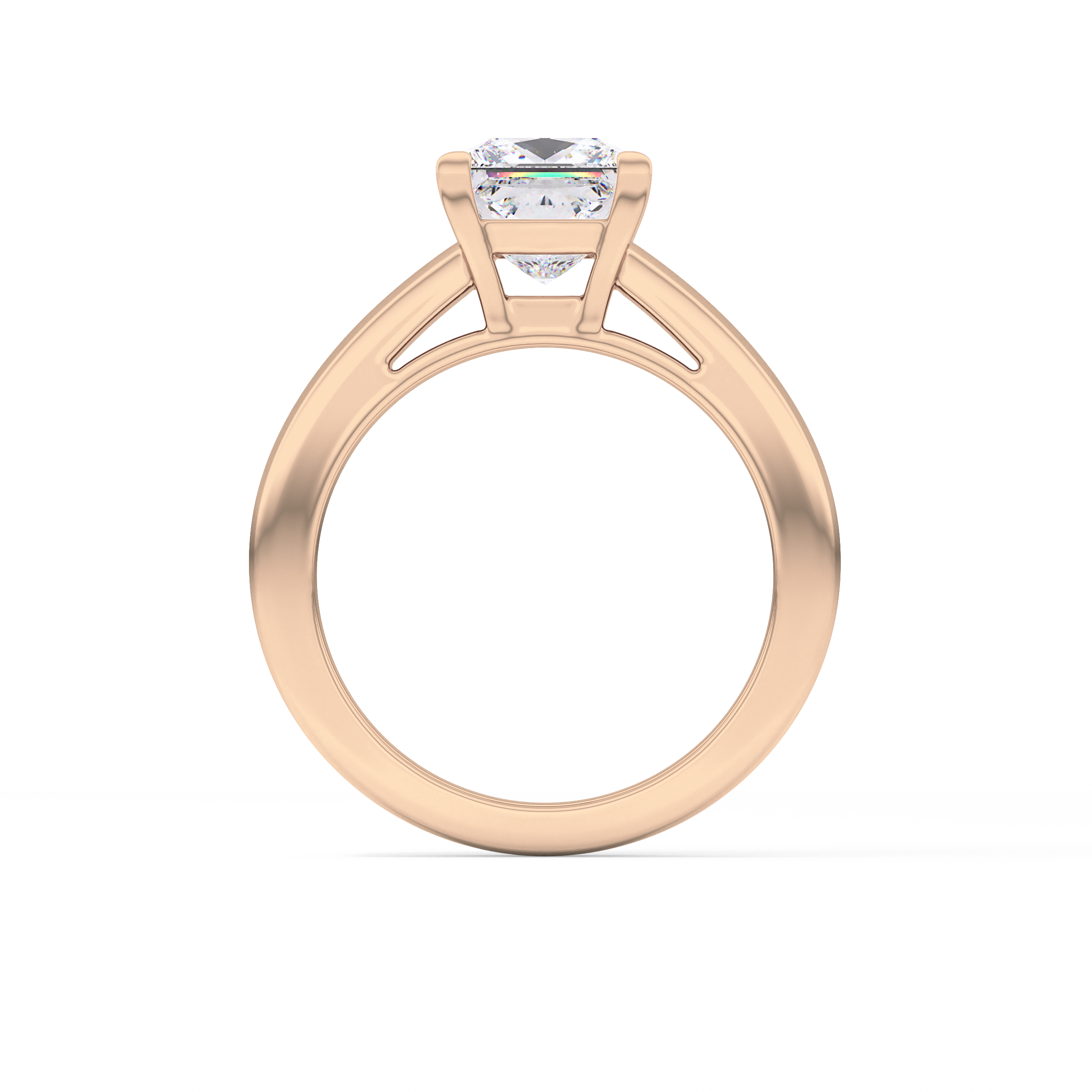 Princess Solitaire Lab Grown Diamond Engagement Ring
