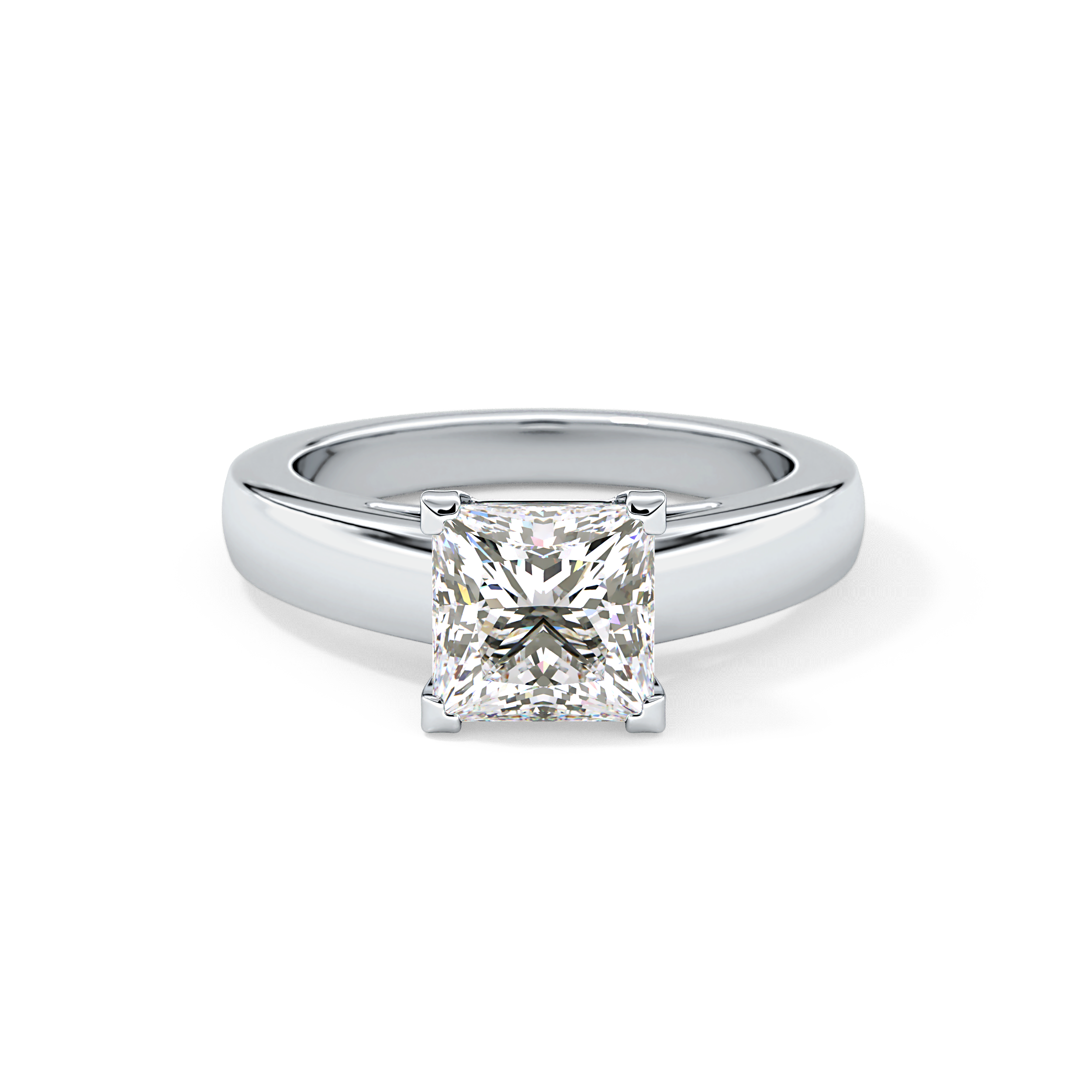 Princess Solitaire Lab Grown Diamond Engagement Ring