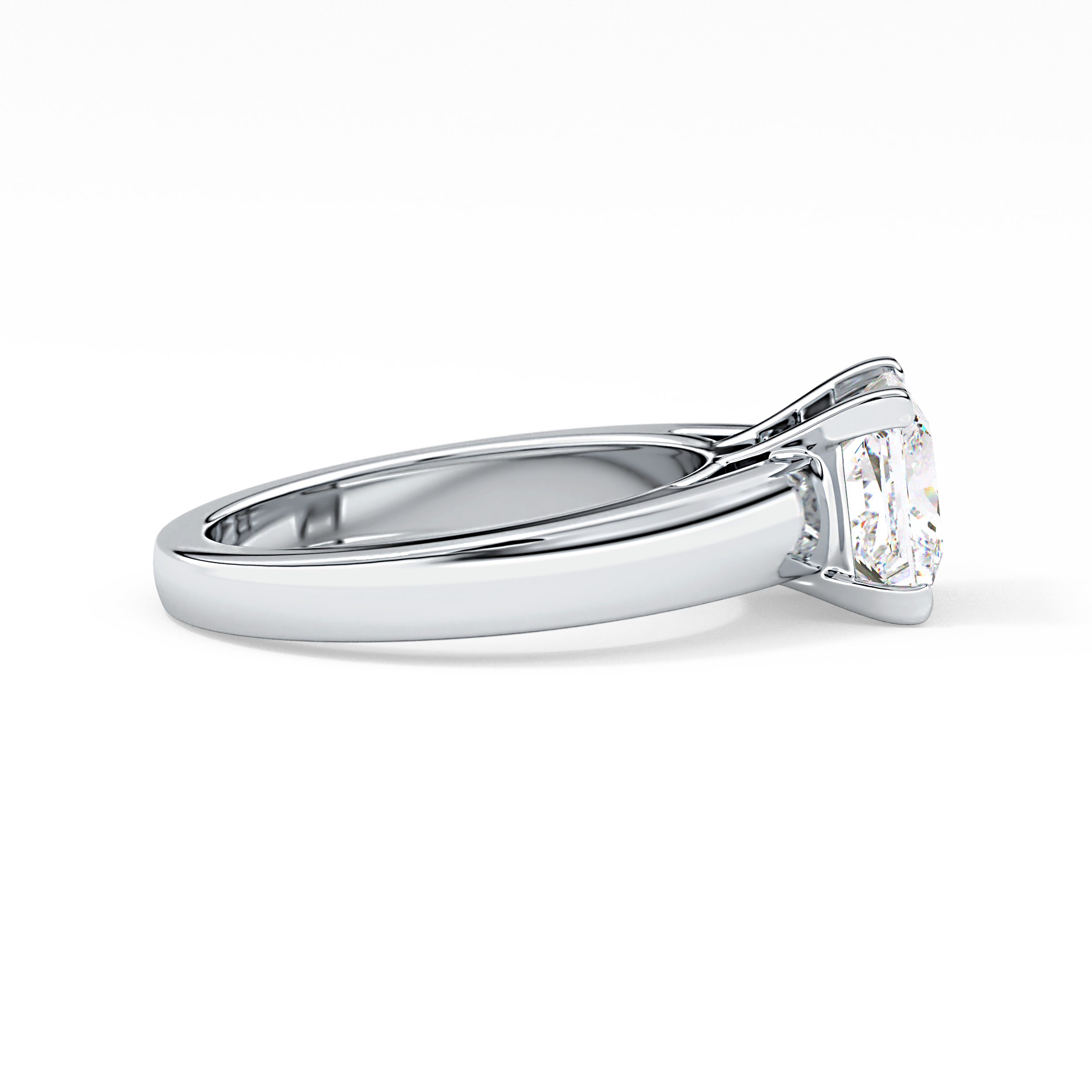 Princess Solitaire Lab Grown Diamond Engagement Ring