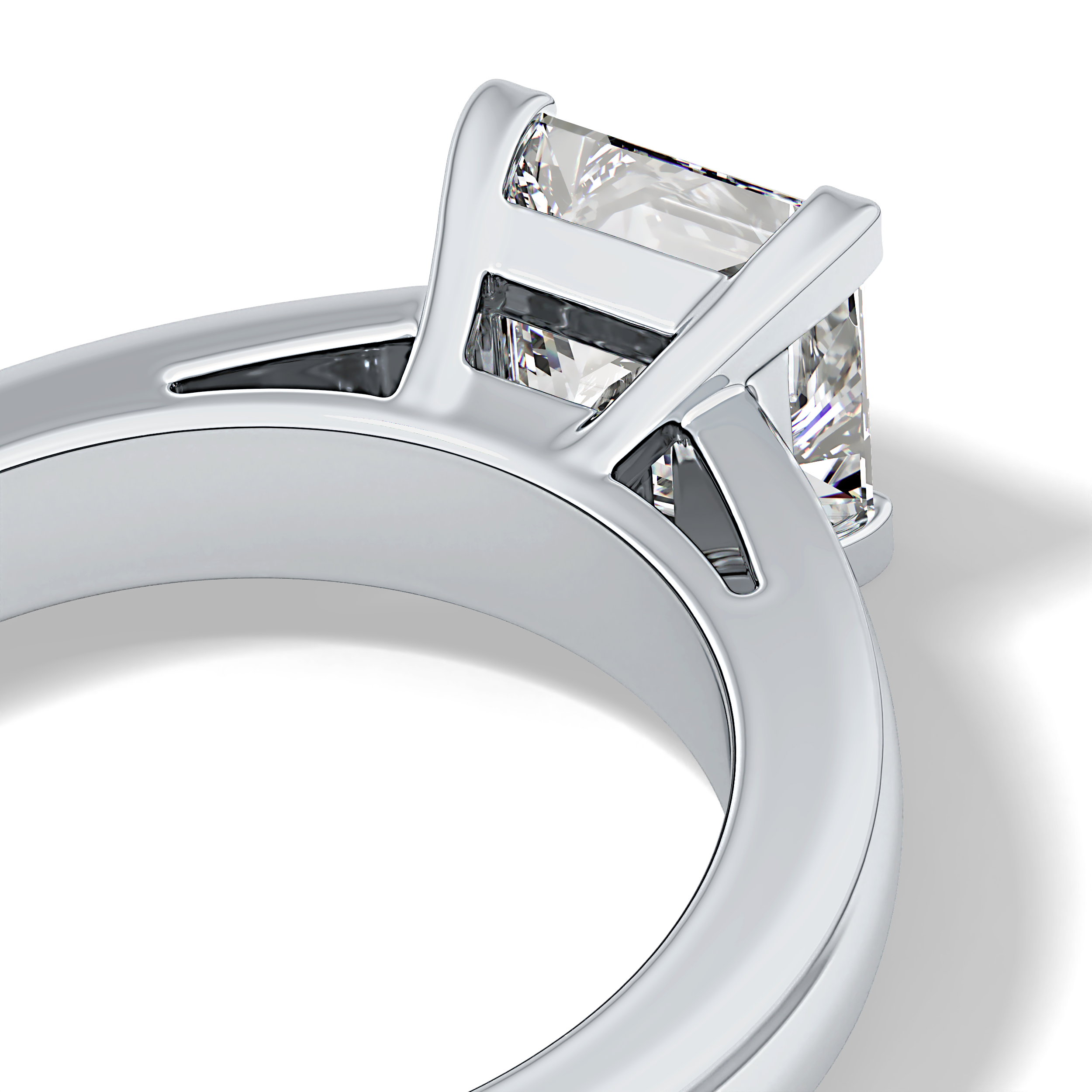 Princess Solitaire Lab Grown Diamond Engagement Ring