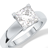 Princess Solitaire Lab Grown Diamond Engagement Ring