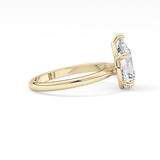 Pear Solitaire Lab Grown Diamond Engagement Ring