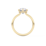 Pear Solitaire Lab Grown Diamond Engagement Ring