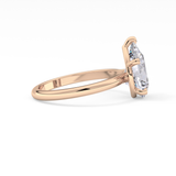 Pear Solitaire Lab Grown Diamond Engagement Ring
