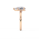 Pear Solitaire Lab Grown Diamond Engagement Ring