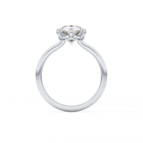 Pear Solitaire Lab Grown Diamond Engagement Ring