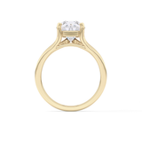 Pear Split Shank Lab Grown Diamond Engagement Ring