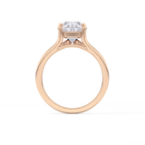 Pear Split Shank Lab Grown Diamond Engagement Ring