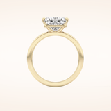2.58 CT Heart Shaped Solitaire Moissanite Engagement Ring
