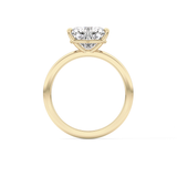 Heart Solitaire Lab Grown Diamond Engagement Ring