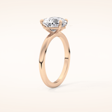 2.58 CT Heart Shaped Solitaire Moissanite Engagement Ring