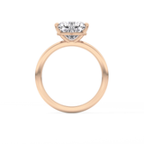 Heart Solitaire Lab Grown Diamond Engagement Ring