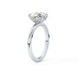 Heart Solitaire Lab Grown Diamond Engagement Ring
