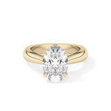 Oval Solitaire Lab Grown Diamond Engagement Ring