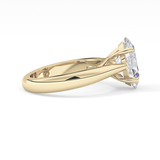 Oval Solitaire Lab Grown Diamond Engagement Ring