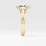 Oval Solitaire Lab Grown Diamond Engagement Ring