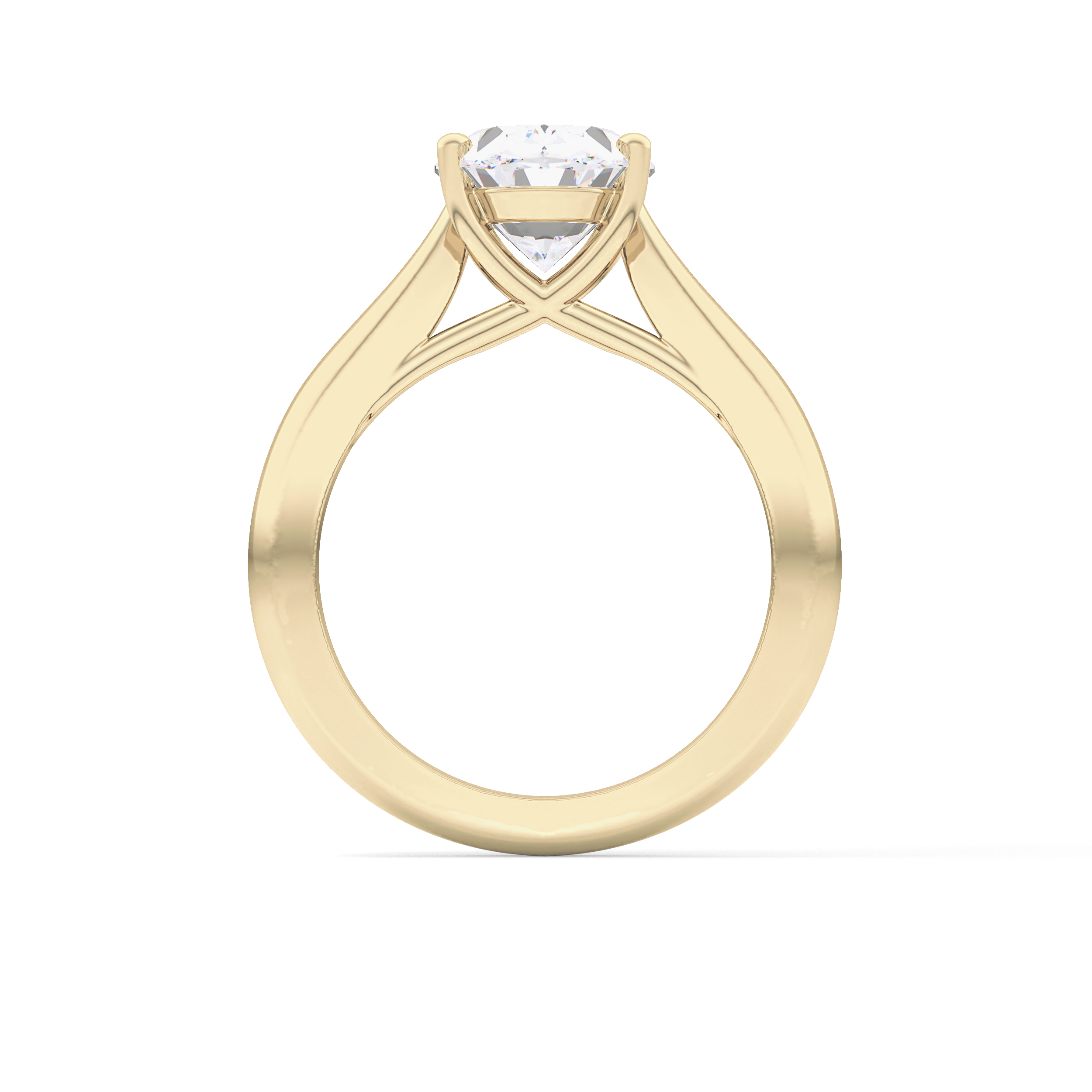 Oval Solitaire Lab Grown Diamond Engagement Ring