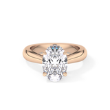 Oval Solitaire Lab Grown Diamond Engagement Ring