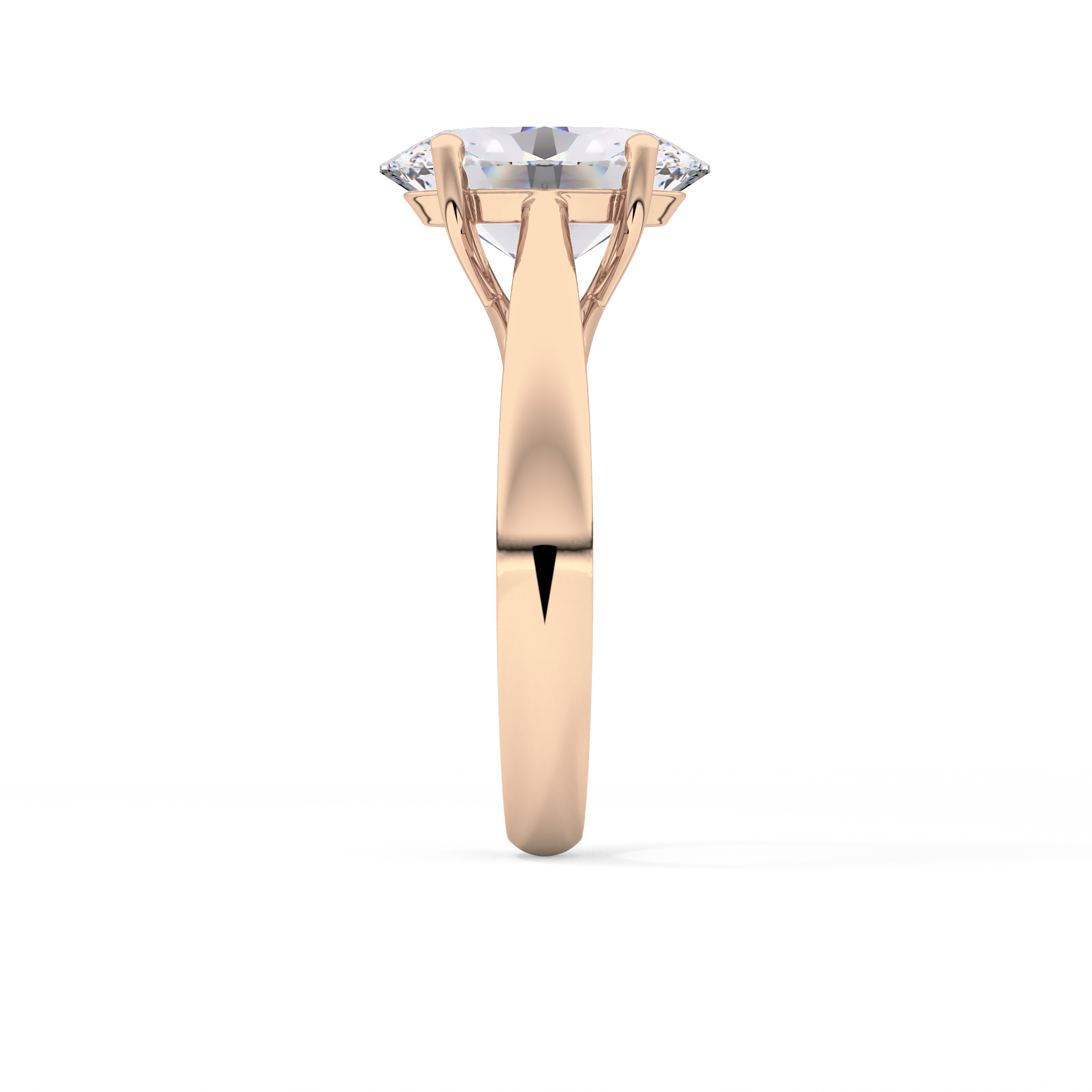 Oval Solitaire Lab Grown Diamond Engagement Ring