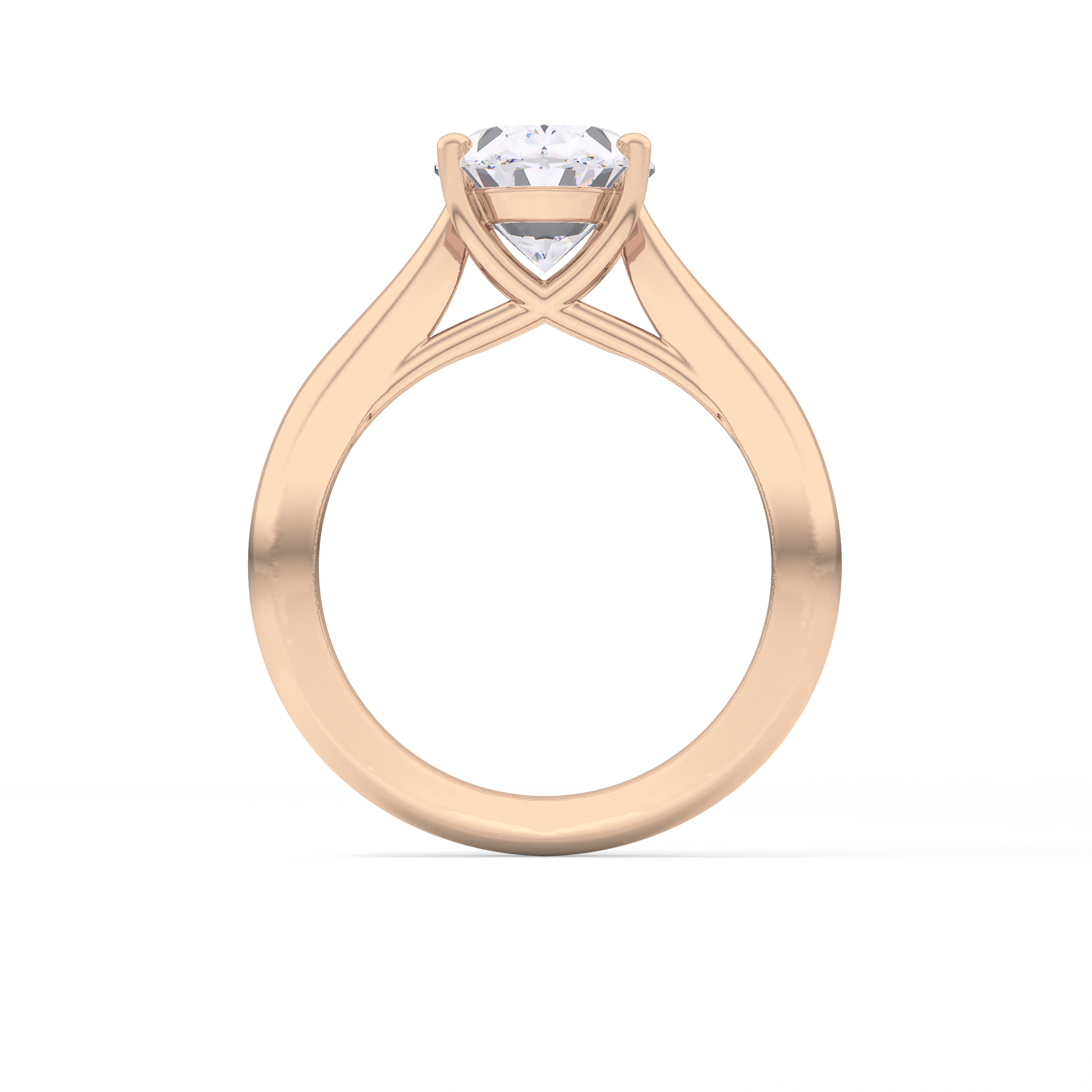 Oval Solitaire Lab Grown Diamond Engagement Ring