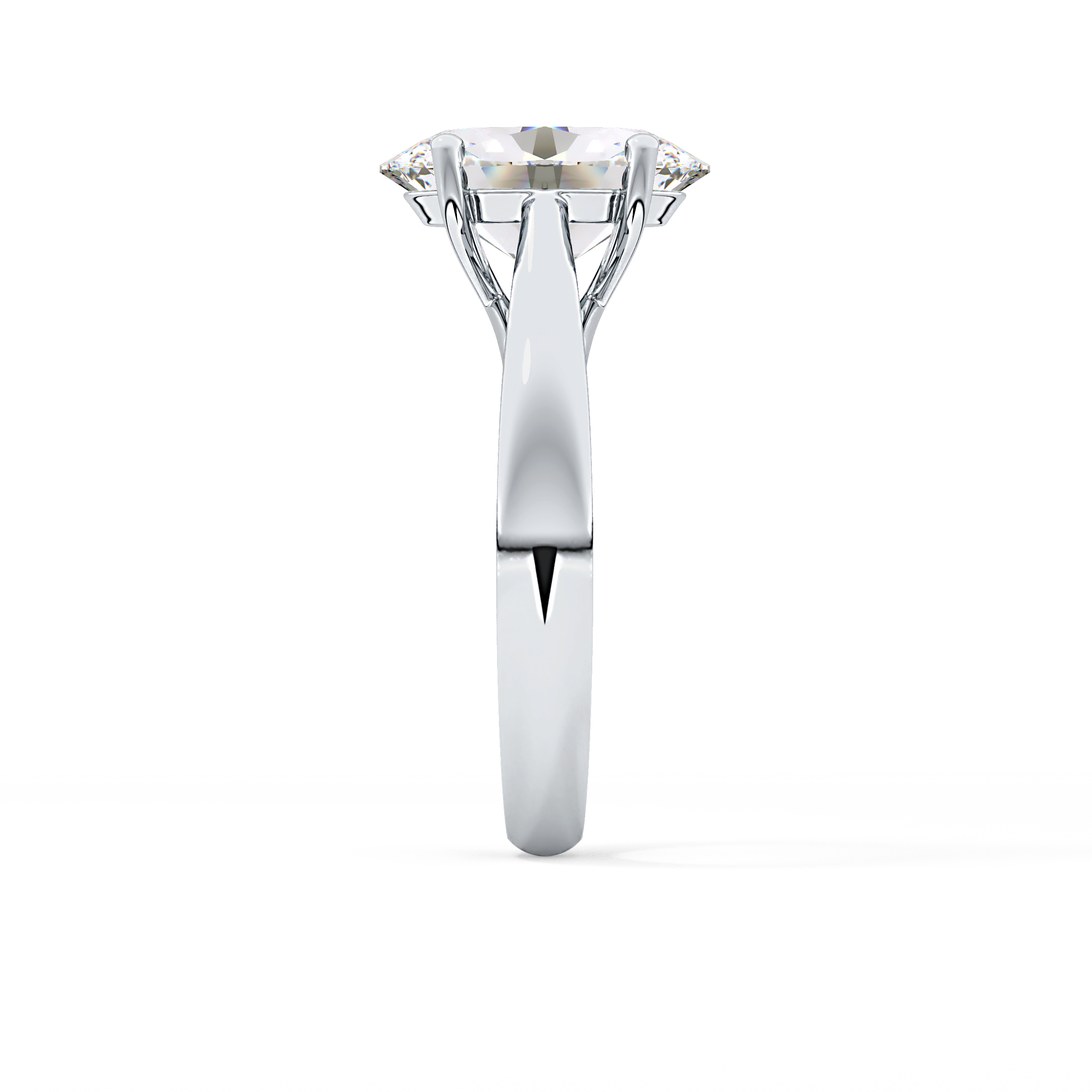Oval Solitaire Lab Grown Diamond Engagement Ring