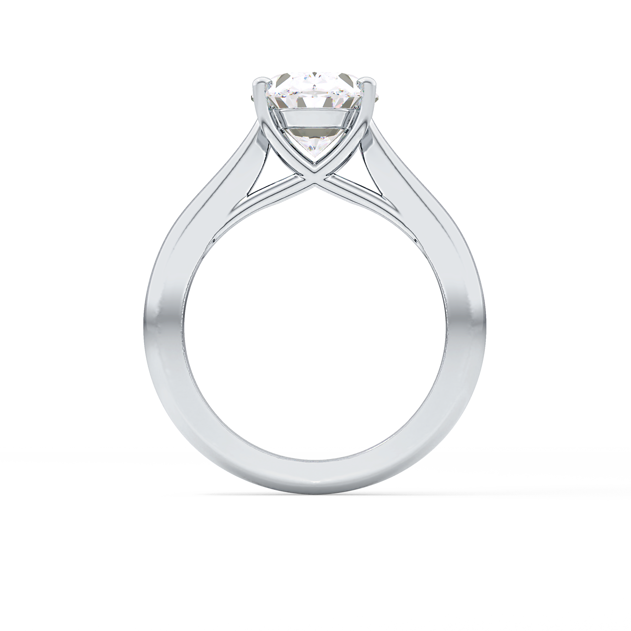 Oval Solitaire Lab Grown Diamond Engagement Ring