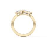 Princess & Pear Toi Et Moi Lab Grown Diamond Engagement Ring