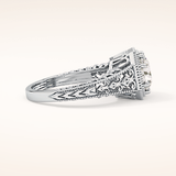 1.92 CT Round Shaped Solitaire Moissanite Engagement Ring