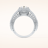 1.92 CT Round Shaped Solitaire Moissanite Engagement Ring